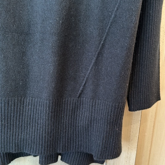 Kinross zip mock tunic cashmere sweater NWT - Picture 5 of 9